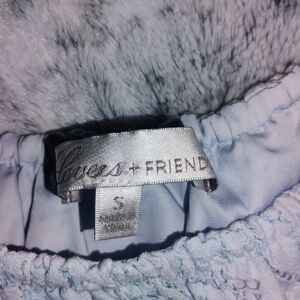 Lovers + Friends Light Blue Croppped Blouse